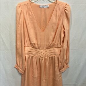ALI & JAY Peach Long Sleeve Dress